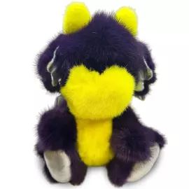 Дракон из меха норки, фиолетовый